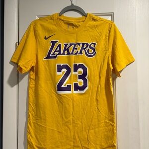 Nike Yellow Lakers Short Sleeve Tee